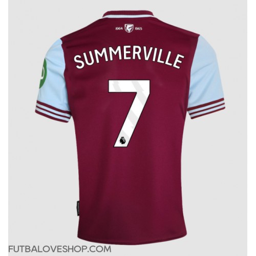 Dres West Ham United Crysencio Summerville #7 Domáci 2024-25 Krátky Rukáv